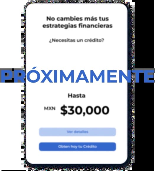 Previsualización de próxima modalidad de préstamos de Walledy